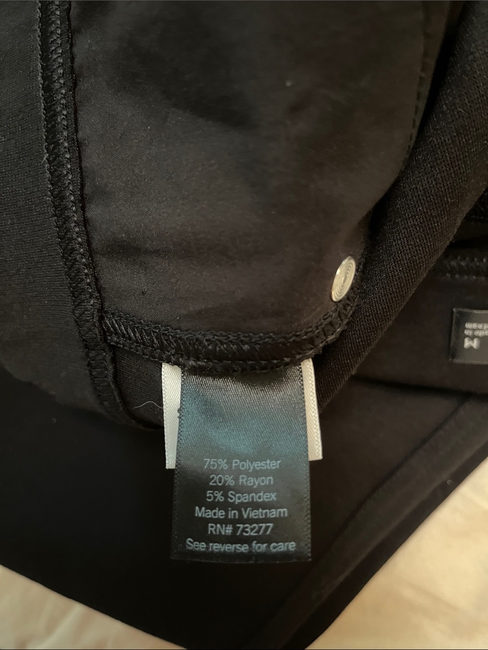 Vera Wang Black Bootcut Cloth Pants - Picture 7 of 7